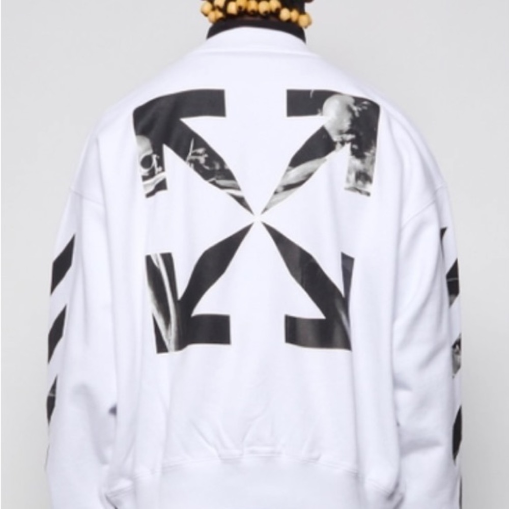 off white sweatshirt!!